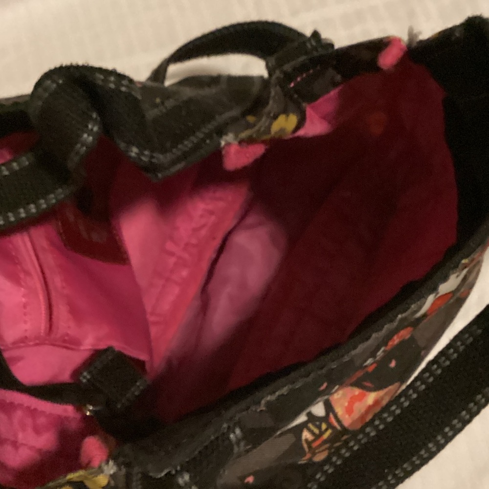 Hello Kitty Floral Black Handbag - Picture 7 of 12